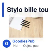 Stylo bille toucher gomme Formentera - Miniature 6