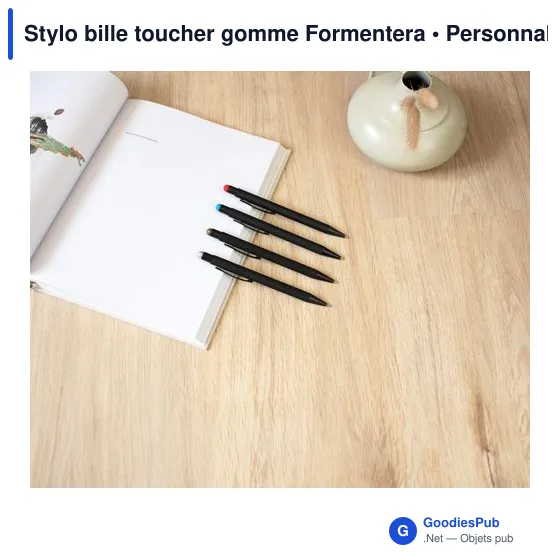 Stylo bille toucher gomme Formentera - Image 6