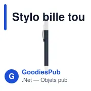Stylo bille toucher gomme Formentera - Miniature 8