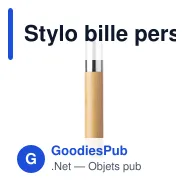Stylo bille personnalisable en acier inoxydable et bambou - Ankeavec logo - Miniature 6