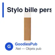 Stylo bille personnalisable en acier inoxydable et bambou - Ankeavec logo - Miniature 8