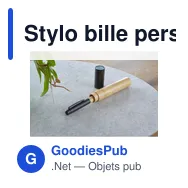 Stylo bille personnalisable en acier inoxydable et bambou - Ankeavec logo - Miniature 9
