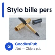 Stylo bille personnalisable en acier inoxydable et bambou - Ankeavec logo - Miniature 10