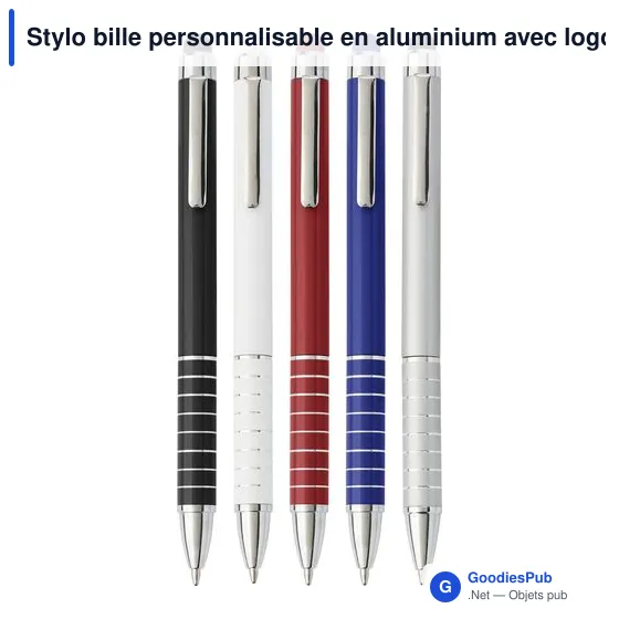 Stylo bille personnalisable en aluminium avec logo - Oliver - Image 11