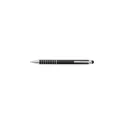Variante noir - Stylo bille personnalisable en aluminium avec logo - Oliver