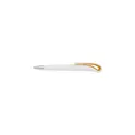 Variante orange - Stylo bille twist en plastique Ibiza
