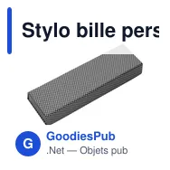 Stylo bille personnalisable en carbone et métal avec logo - Lindsey - Miniature 2