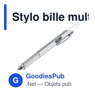 Stylo bille multifonction personnalisable avec logo - Giuliana - Miniature 3