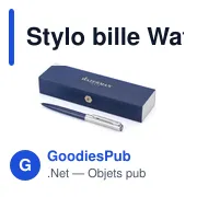 Stylo bille personnalisable Waterman Allure Deluxe avec logo - Miniature 2