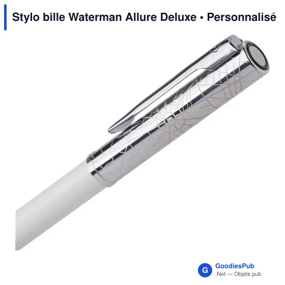 Stylo bille personnalisable Waterman Allure Deluxe avec logo - Image 3