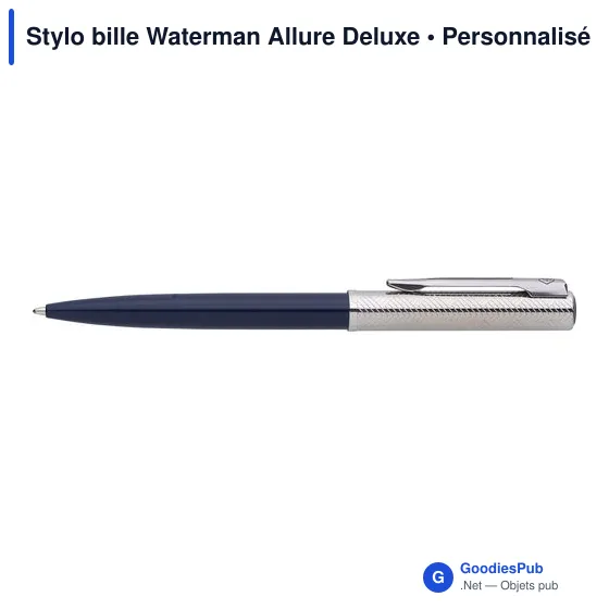 Stylo bille personnalisable Waterman Allure Deluxe avec logo - Image 5