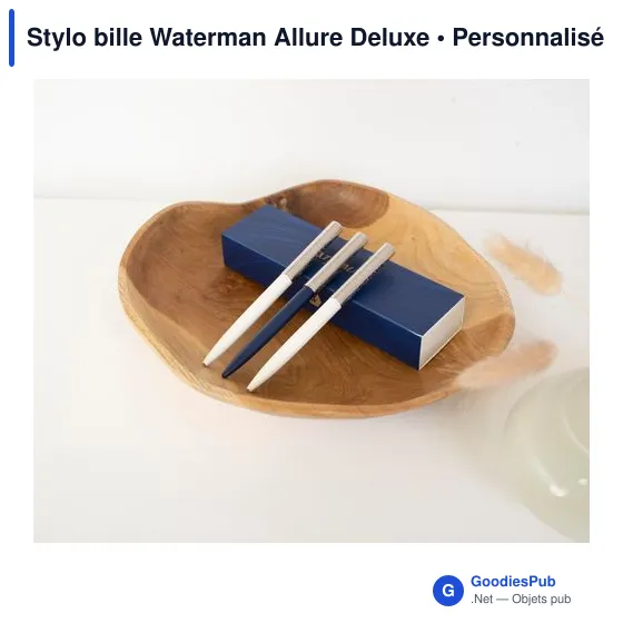 Stylo bille personnalisable Waterman Allure Deluxe avec logo - Image 7