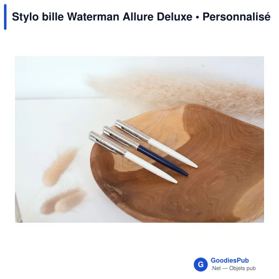 Stylo bille personnalisable Waterman Allure Deluxe avec logo - Image 8