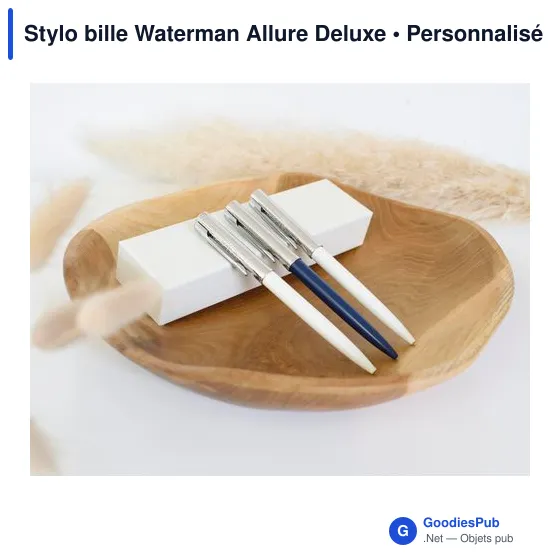 Stylo bille personnalisable Waterman Allure Deluxe avec logo - Image 9