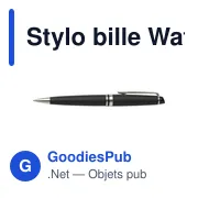 Stylo bille personnalisable Waterman Expert avec logo - Miniature 1