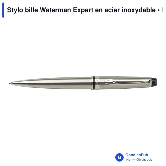 Stylo bille personnalisable Waterman Expert avec logo - Image 11
