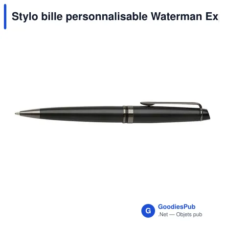 Stylo bille personnalisable Waterman Expert avec logo