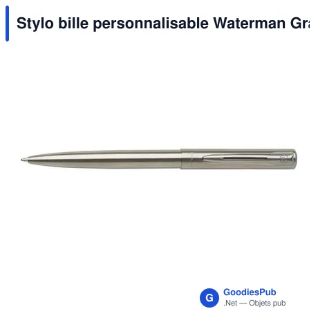 Stylo bille personnalisable Waterman Graduate avec logo