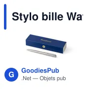 Stylo bille personnalisable Waterman Graduate avec logo - Miniature 2