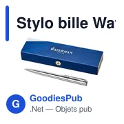 Stylo bille personnalisable Waterman Graduate avec logo - Miniature 3