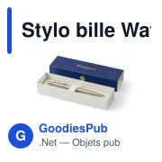 Stylo bille personnalisable Waterman Graduate avec logo - Miniature 4