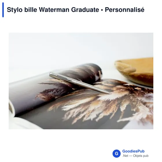 Stylo bille personnalisable Waterman Graduate avec logo - Image 7
