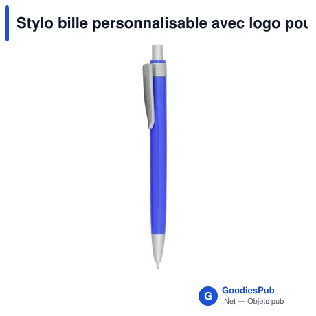 Stylo bille personnalisable avec logo pour entreprises et événements