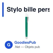 Stylo bille personnalisable avec logo pour entreprises et événements - Miniature 12