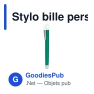 Stylo bille personnalisable avec logo pour entreprises et événements - Miniature 10
