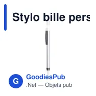 Stylo bille personnalisable en aluminium recyclé avec logo - Miniature 12