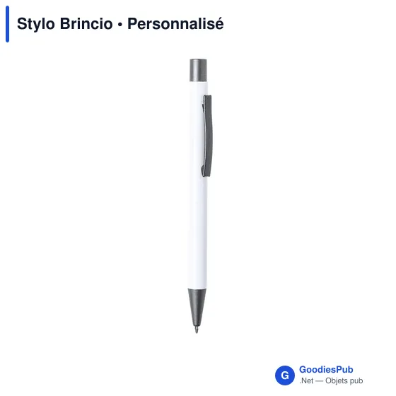 Stylo bille personnalisable en aluminium recyclé avec logo - Image 7