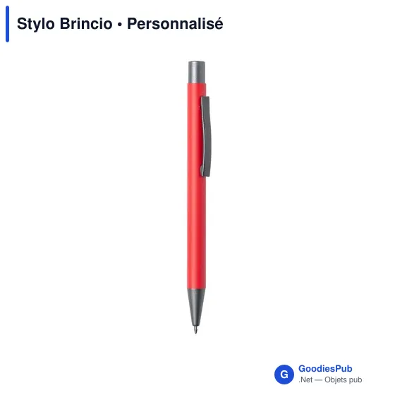 Stylo bille personnalisable en aluminium recyclé avec logo - Image 9