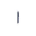Variante bleu marine - Stylo bille personnalisable en aluminium recyclé avec logo