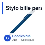 Stylo bille personnalisable finition métallisée avec logo - Click-Shadow - Miniature 9