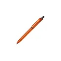 Variante Orange - Stylo bille personnalisable finition métallisée avec logo - Click-Shadow