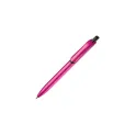 Variante Rose - Stylo bille personnalisable finition métallisée avec logo - Click-Shadow