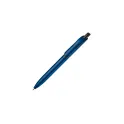 Variante Bleu foncé - Stylo bille personnalisable finition métallisée avec logo - Click-Shadow