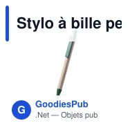 Stylo à bille personnalisable en carton recyclé avec logo - Stylo Compo - Miniature 11