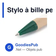 Stylo à bille personnalisable en carton recyclé avec logo - Stylo Compo - Miniature 10