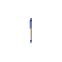 Variante bleu - Stylo à bille personnalisable en carton recyclé avec logo - Stylo Compo