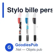 Stylo bille personnalisable bicolore sérigraphie avec logo - Cosmo Combi - Miniature 1