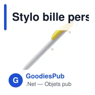 Stylo bille personnalisable bicolore impression 3D avec logo - Cosmo Combi - Miniature 2