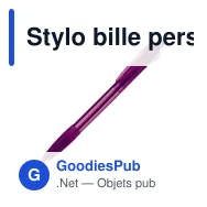 Stylo bille personnalisable transparent à grip avec logo - Cosmo Grip - Miniature 4