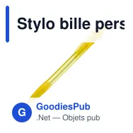 Stylo bille personnalisable transparent à grip avec logo - Cosmo Grip - Miniature 5