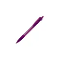 Variante Transparent Pourple - Stylo bille personnalisable transparent à grip avec logo - Cosmo Grip