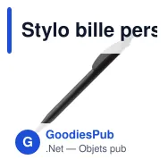 Stylo bille personnalisable opaque 14,5 cm impression 3D avec logo - Cosmo - Miniature 2