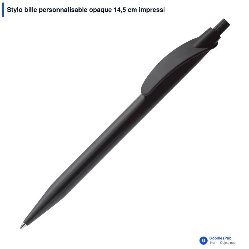 Stylo bille personnalisable opaque 14,5 cm impression 3D avec logo - Cosmo - Image 2