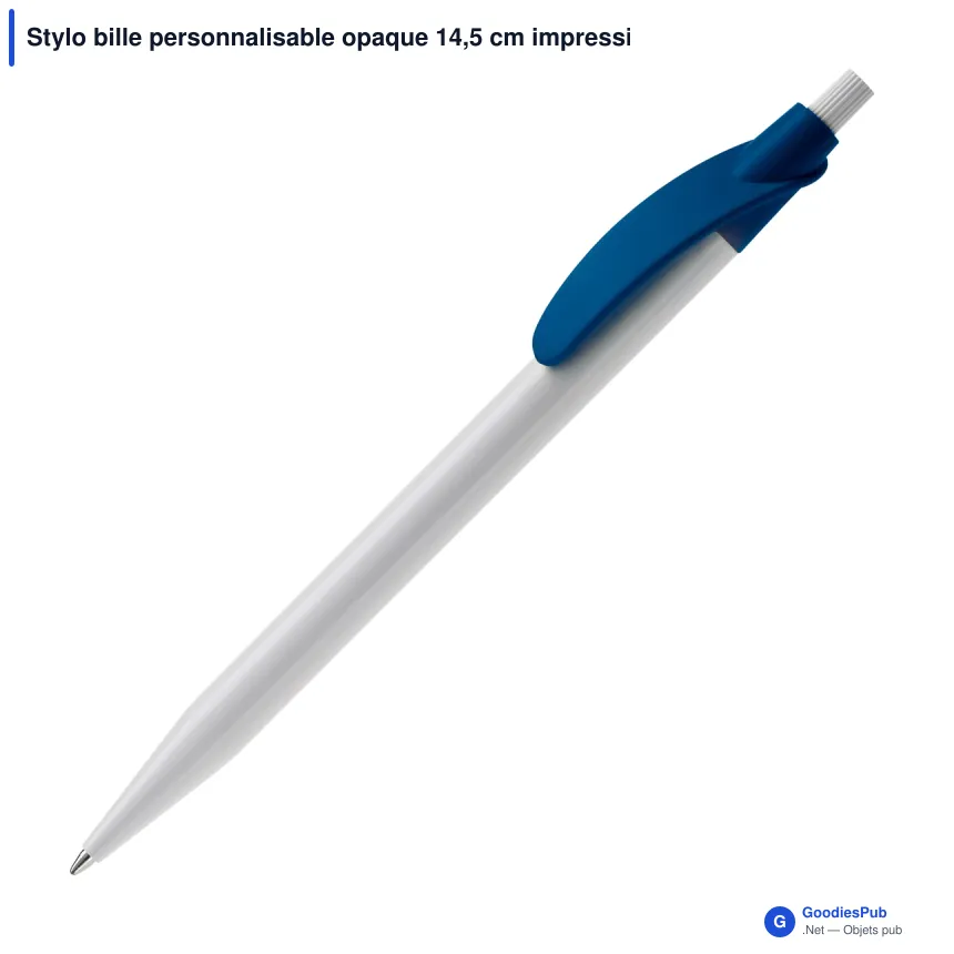 Stylo bille personnalisable opaque 14,5 cm impression 3D avec logo - Cosmo - Image 11