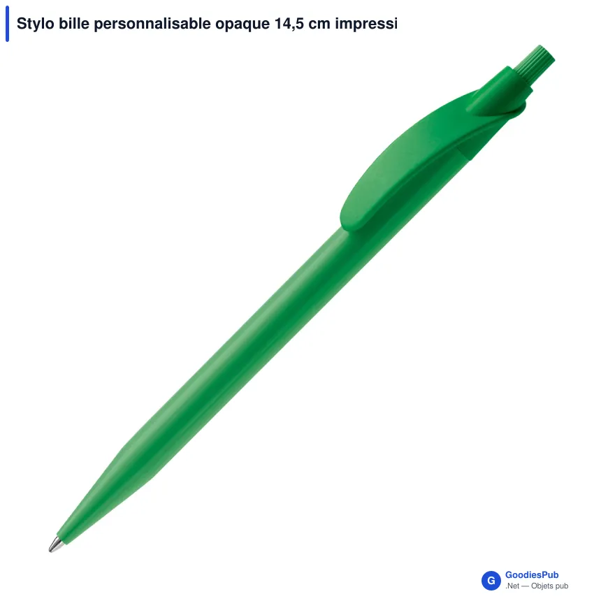 Stylo bille personnalisable opaque 14,5 cm impression 3D avec logo - Cosmo - Image 12