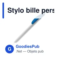 Stylo bille personnalisable opaque 14,5 cm impression 3D avec logo - Cosmo - Miniature 4